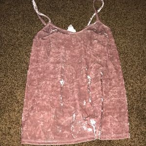 velvet tank top